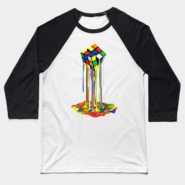 Rubik Cube Baseball T-Shirt by Mr.Gugu&MissGo